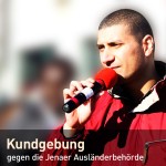 Kundgebung in Solidarität mit Miloud und seiner Familie