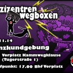 Nazizentren wegboxen – Tanzkundgebung gegen Kammwegklause am 1. November