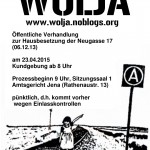 Solidarität mit einem Besetzer der Neugasse 17 – Solidarität mit allen Hausbesetzer*innen