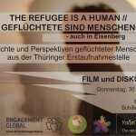 Geflüchtete sind Menschen – auch in Eisenberg / Film und Diskussion