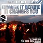 Change it before it changes you - Aktionstage gegen den Coburger Convent 2015
