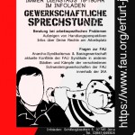 Gewerkschaftliche Sprechstunde der FAU Erfurt/Jena