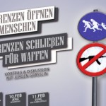 “Grenzen öffnen für Menschen – Grenzen schließen für Waffen” mit Jürgen Grässlin