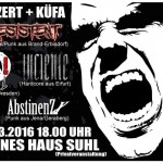 Konzert mit Luciente, A!Sexuell, Resistent & Abstinenzx