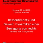 Hajo Funke: Ressentiments und Gewalt. Dynamiken einer Bewegung von rechts