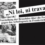 Vortrag und Diskussion: „Ni loi, ni travail“