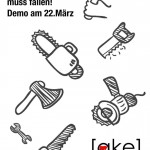 Wo gehobelt wird, fallen KKK-Kreuze - Antifaschismus bleibt Handwerksarbeit!