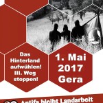 Demonstration am 1. Mai 2017 in Gera - Mobivortrag (anschließend Soliparty)