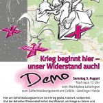 Krieg beginnt hier – unser Widerstand auch!