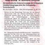 Die medizinische Unterversorgung der Gefangenen (Solidaritätsgruppe Jena der Gefangenengewerkschaft)