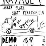 DEMO "Lieber Platz statt Plätzchen"
