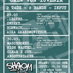Solishow für die Crew der Iuventa