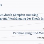 Anja Thiele: Erinnerung und Verdrängung der Shoah in der DDR