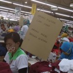 Union Tour - Workers unite around the world. Nähfabriken in Asien