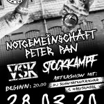 3 Jahre AK40 Suhl mit VSK, NotgemeinschaftPeterPan &  Aftershow mit DJ Schwartenkracher & Mäusepisse!
