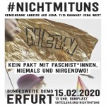 Gemeinsame Anreise aus Jena zur Unteilbar-Demo in Erfurt