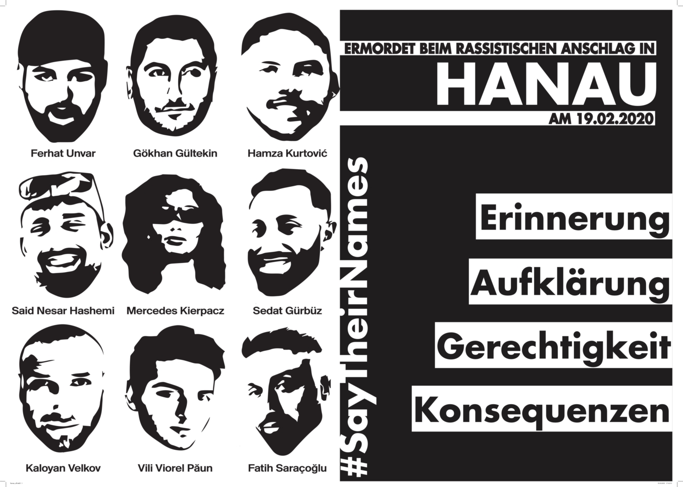 1 Jahr nach dem Anschlag in Hanau