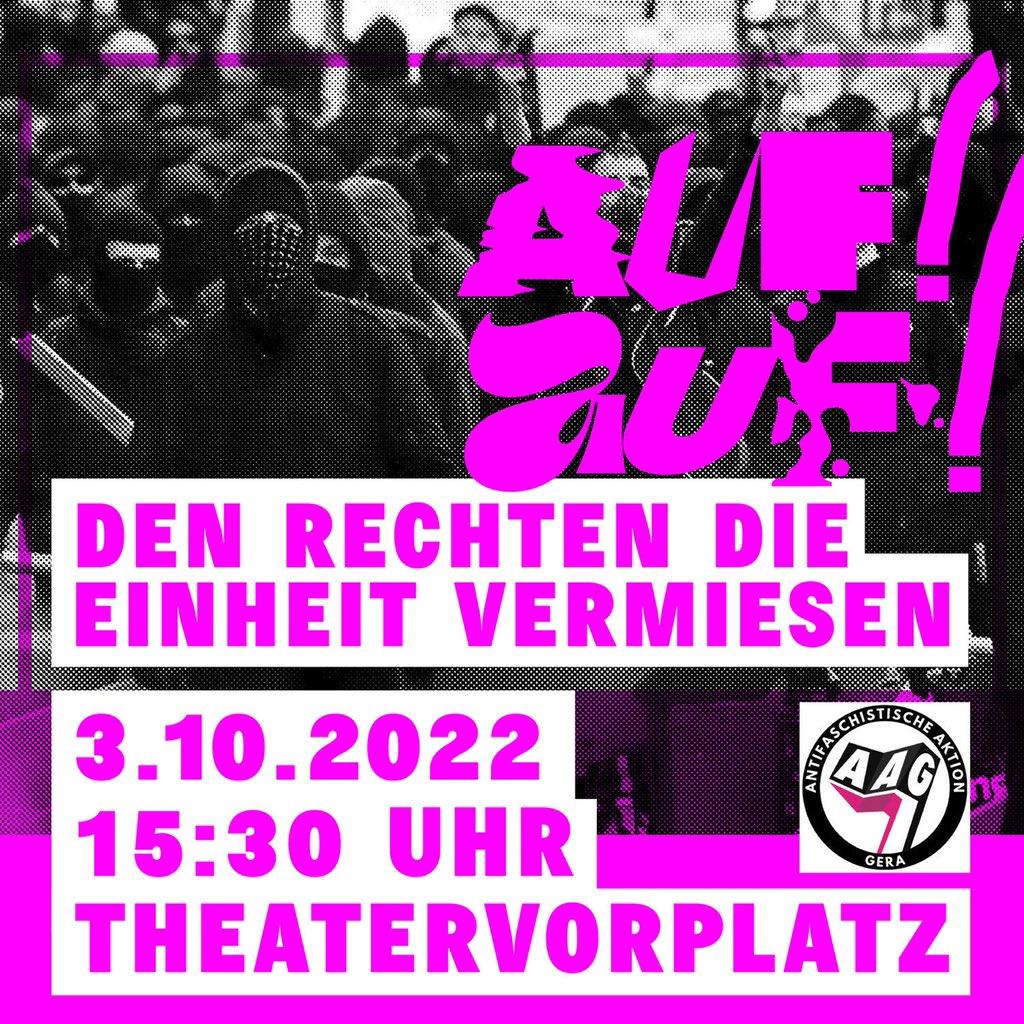 Demo: Den Rechten die Einheit vermiesen