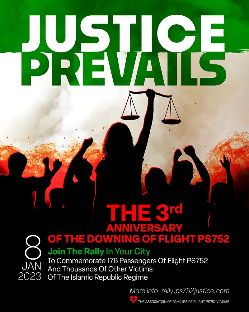 Justice Prevails - The 3rd anniversary of the downing of flight PS752