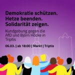 Kundgebung gegen AfD und Björn Höcke