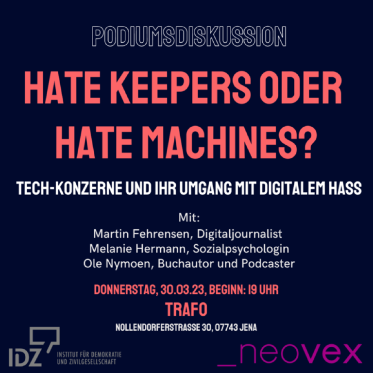 Hate Keepers oder Hate Machines? Tech-Konzerne und ihr Umgang mit digitalem Hass
