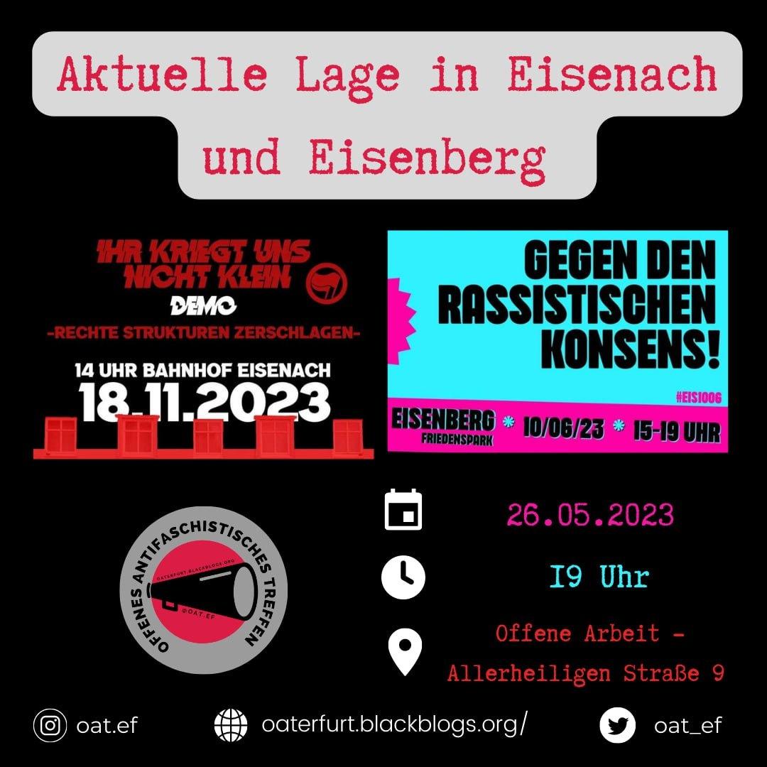 Demo Eisenach: "IHR KRIEGT UNS NICHT KLEIN"