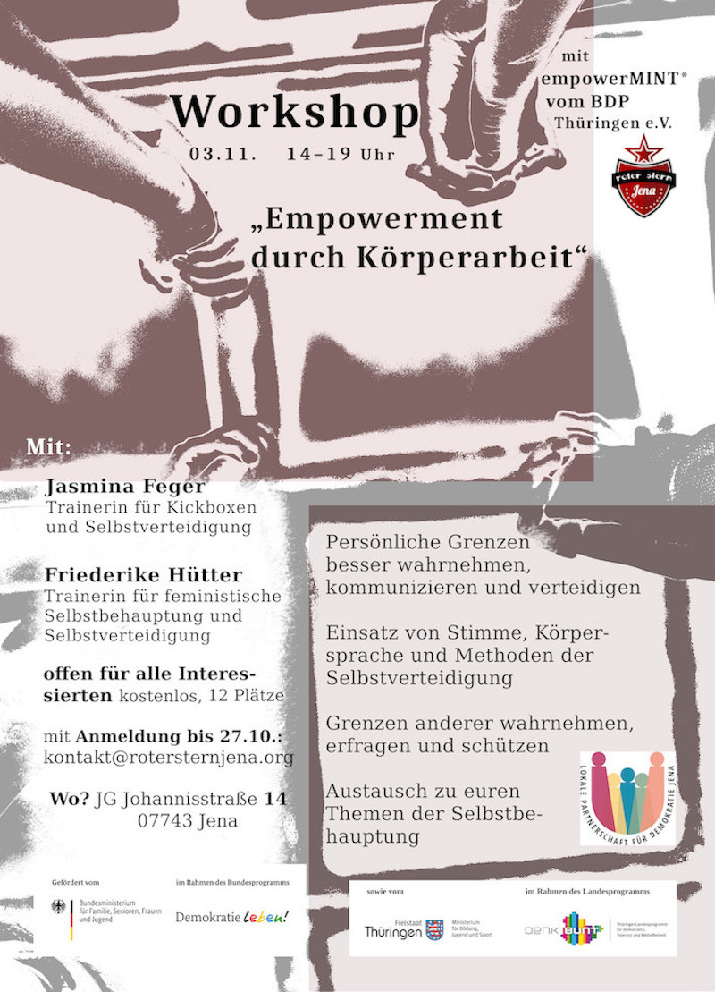 Workshop "Empowerment durch Körperarbeit"