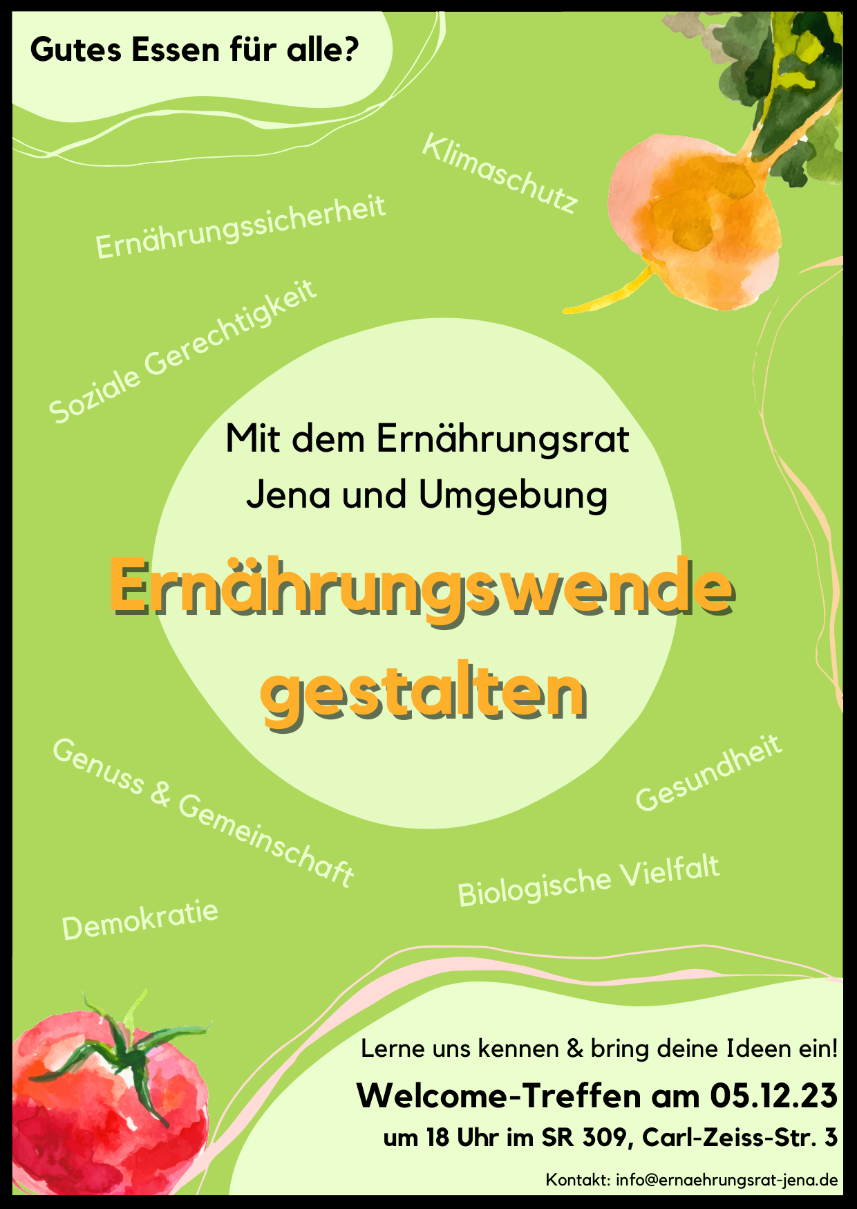 Welcome-Treffen Ernährungsrat Jena und Umgebung