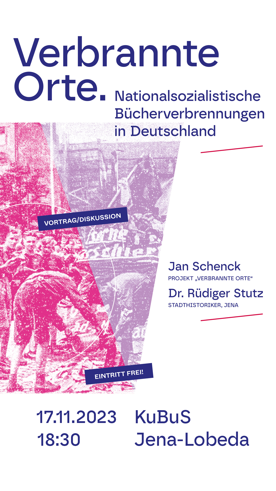 Verbrannte Orte - Nationalsozialistische Bücherverbrennung in Jena - Vortrag/Diskussion