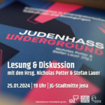 Abgesagt: Judenhass Underground. Antisemitismus in emanzipatorischen Subkulturen und Bewegungen