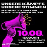Demonstration gegen den rassistischen Normalzustand