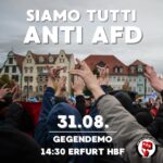 Siamo tutti Anti-AfD (Anreise aus Jena)