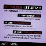 Aktionstag: „NIE WIEDER IST JETZT!“