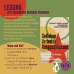 Lesung mit Alexander Glasner-Hummel