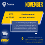 DBSH Kneipenabend (mit Austausch über das Urteil gegen 3 Sozialarbeiter*innen in Karlsruhe)