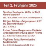Radikale Arbeitszeitverkürzung – Für ein besseres Leben. Gegen Rechts.