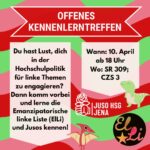 JUSO HSG Jena - Kennlerntreffen