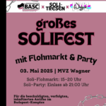 Solifest: Flohmarkt und Party