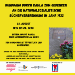 Rundgang durch Kahla zum Gedenken an die nationalsozialistische Bücherverbrennung im Jahr 1933