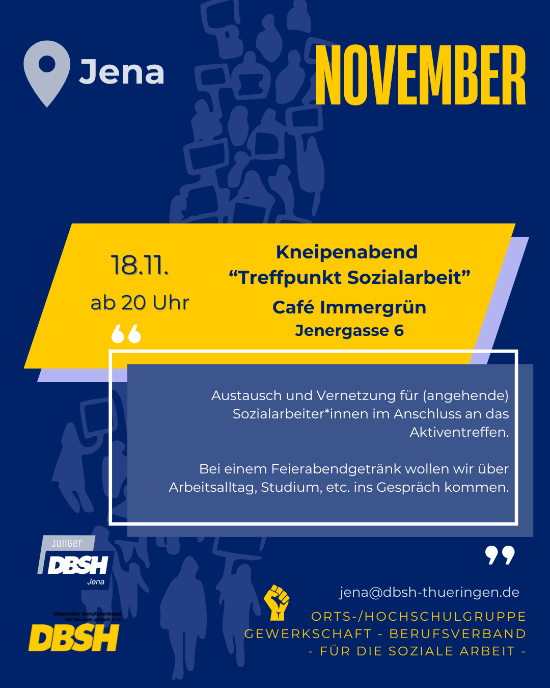 Kneipenabend "Treffpunkt Sozialarbeit"