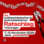34. antifaschistischer und antirassistischer Ratschlag - Mahngang