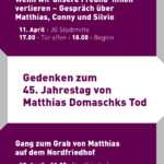 Wenn wir unsere Freund*innen verlieren – Gespräch über  Matthias, Conny und Silvio