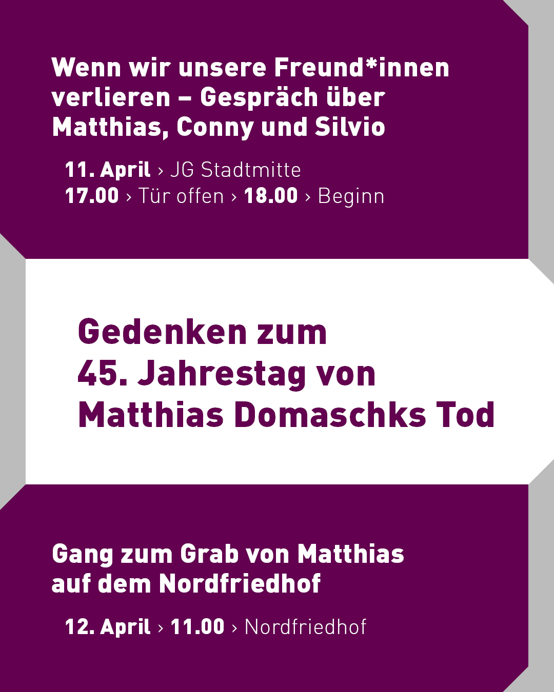 Wenn wir unsere Freund*innen verlieren – Gespräch über  Matthias, Conny und Silvio