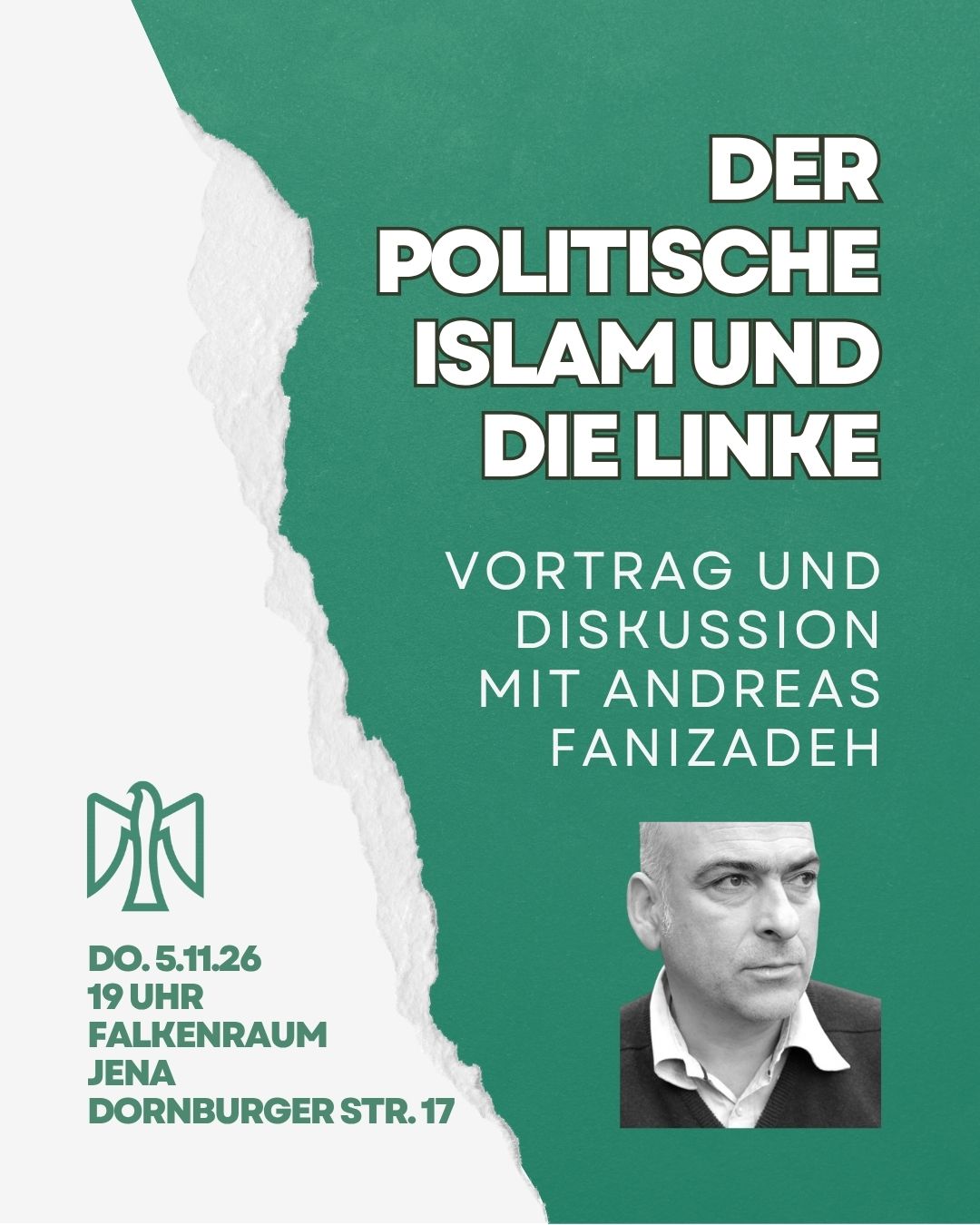 Der politische Islam und die Linke - Vortrag & Diskussion mit Andreas Fanizadeh